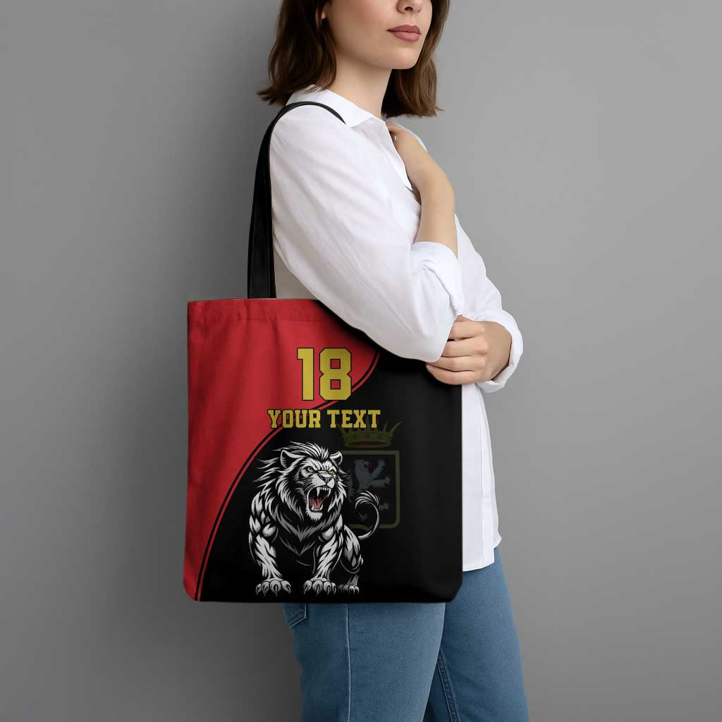 Custom Aosta Valley Tote Bag Lion Sporty Style - Wonder Print Shop