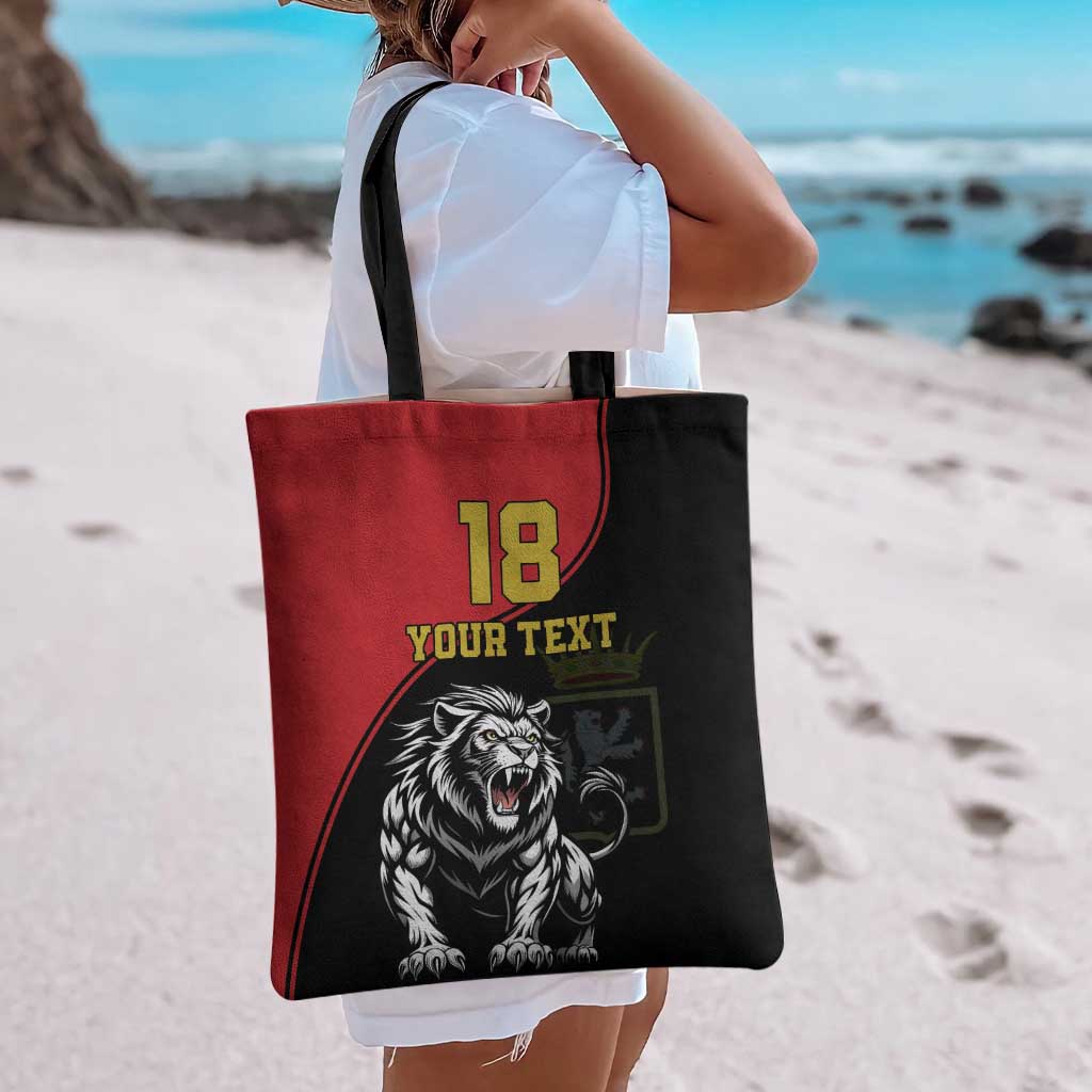 Custom Aosta Valley Tote Bag Lion Sporty Style - Wonder Print Shop