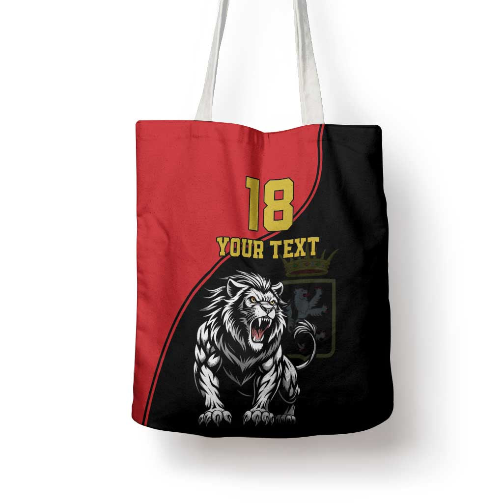 Custom Aosta Valley Tote Bag Lion Sporty Style - Wonder Print Shop