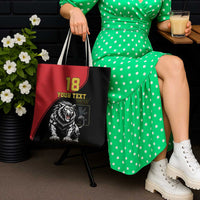 Custom Aosta Valley Tote Bag Lion Sporty Style - Wonder Print Shop