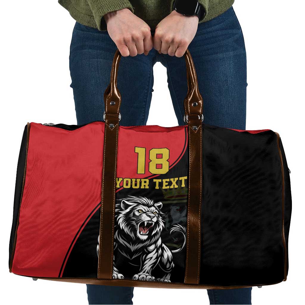 Custom Aosta Valley Travel Bag Lion Sporty Style - Wonder Print Shop