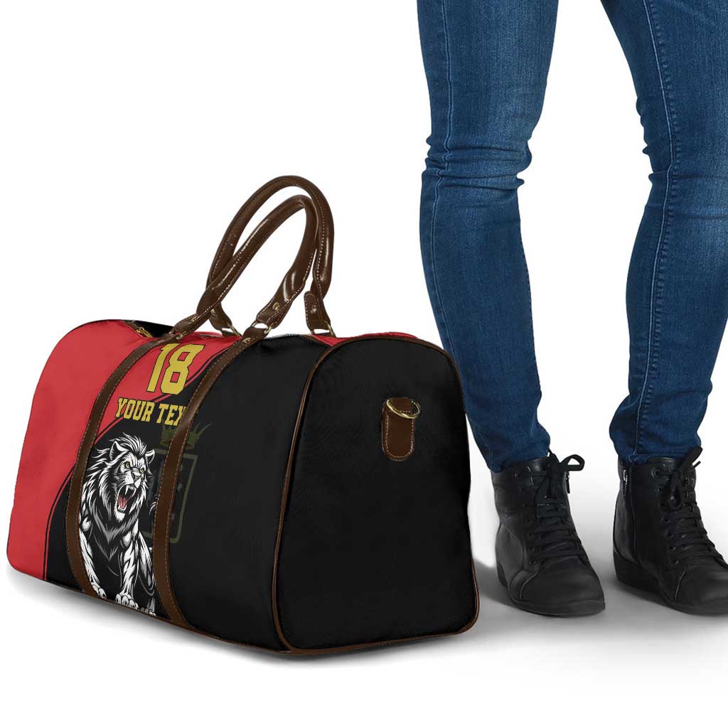 Custom Aosta Valley Travel Bag Lion Sporty Style - Wonder Print Shop