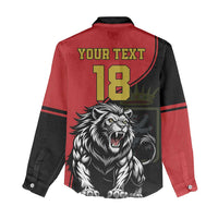 Custom Aosta Valley Women Casual Shirt Lion Sporty Style - Wonder Print Shop