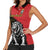 Custom Aosta Valley Women Sleeveless Polo Shirt Lion Sporty Style - Wonder Print Shop