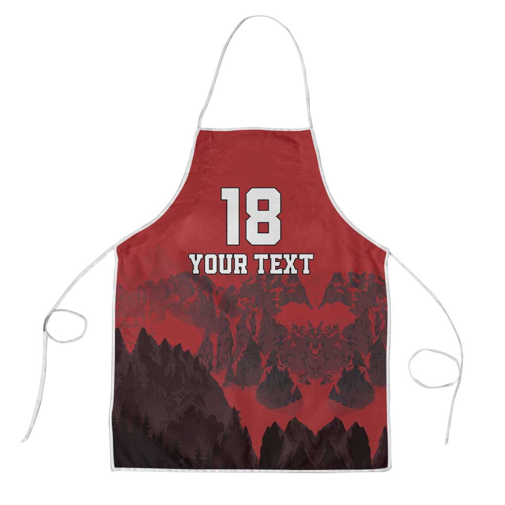 Custom Aosta Valley Apron Mont Blanc Sporty Style - Wonder Print Shop
