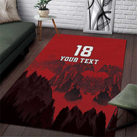 Custom Aosta Valley Area Rug Mont Blanc Sporty Style - Wonder Print Shop
