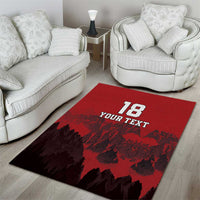 Custom Aosta Valley Area Rug Mont Blanc Sporty Style - Wonder Print Shop