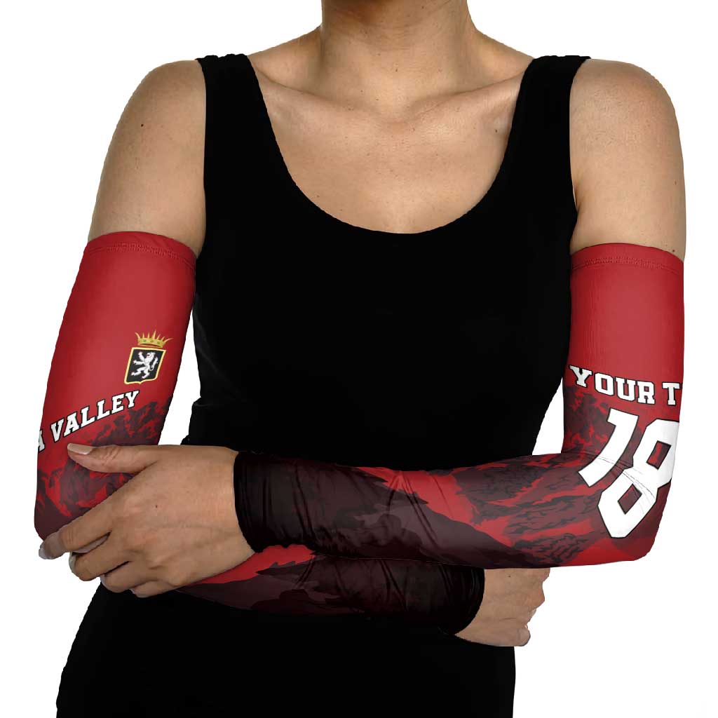 Custom Aosta Valley Arm Sleeves Mont Blanc Sporty Style - Wonder Print Shop