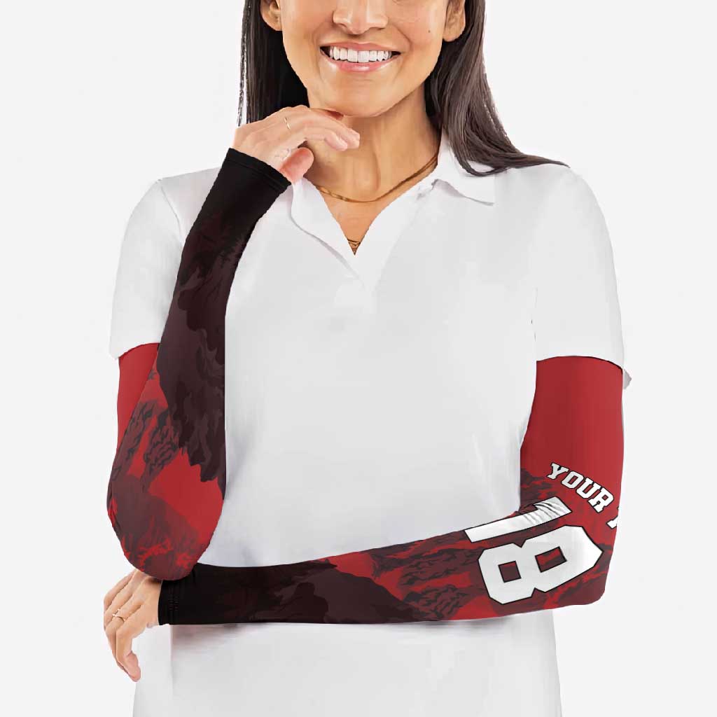 Custom Aosta Valley Arm Sleeves Mont Blanc Sporty Style - Wonder Print Shop