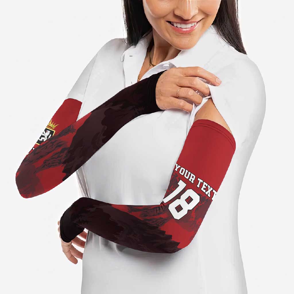 Custom Aosta Valley Arm Sleeves Mont Blanc Sporty Style - Wonder Print Shop