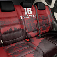 Custom Aosta Valley Back Car Seat Cover Mont Blanc Sporty Style - Wonder Print Shop