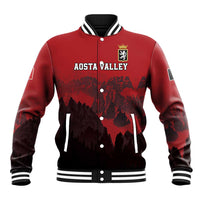 Custom Aosta Valley Baseball Jacket Mont Blanc Sporty Style - Wonder Print Shop