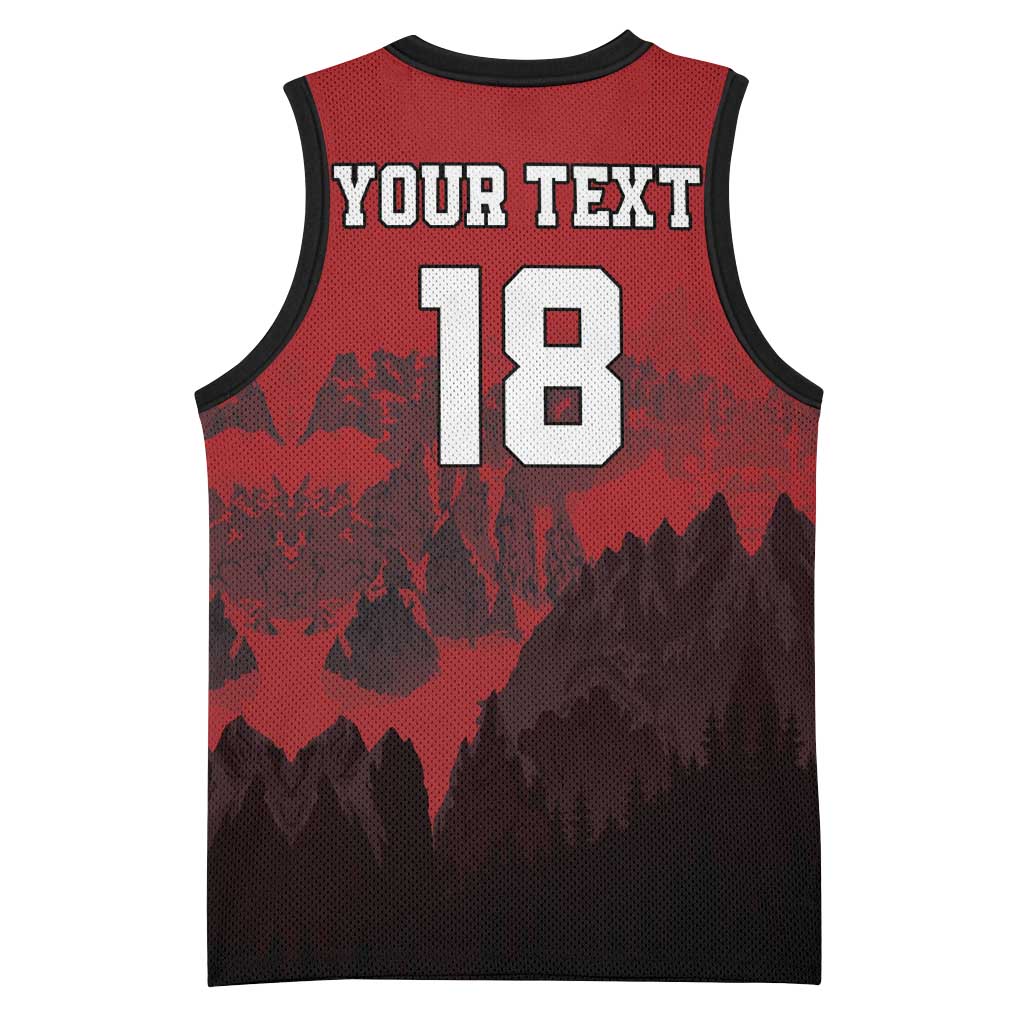 Custom Aosta Valley Basketball Jersey Mont Blanc Sporty Style - Wonder Print Shop