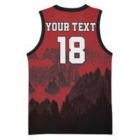 Custom Aosta Valley Basketball Jersey Mont Blanc Sporty Style - Wonder Print Shop