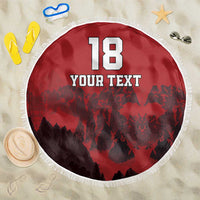 Custom Aosta Valley Beach Blanket Mont Blanc Sporty Style - Wonder Print Shop