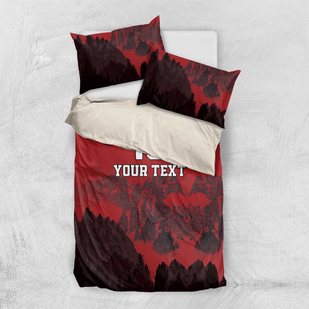 Custom Aosta Valley Bedding Set Mont Blanc Sporty Style - Wonder Print Shop