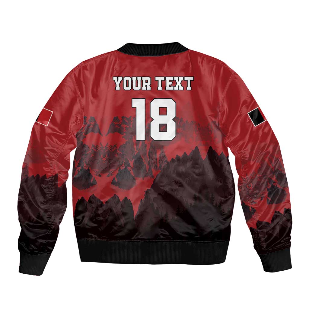 Custom Aosta Valley Bomber Jacket Mont Blanc Sporty Style - Wonder Print Shop