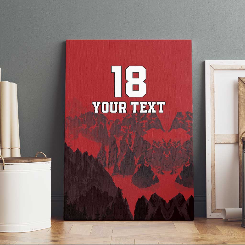 Custom Aosta Valley Canvas Wall Art Mont Blanc Sporty Style - Wonder Print Shop