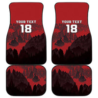 Custom Aosta Valley Car Mats Mont Blanc Sporty Style - Wonder Print Shop