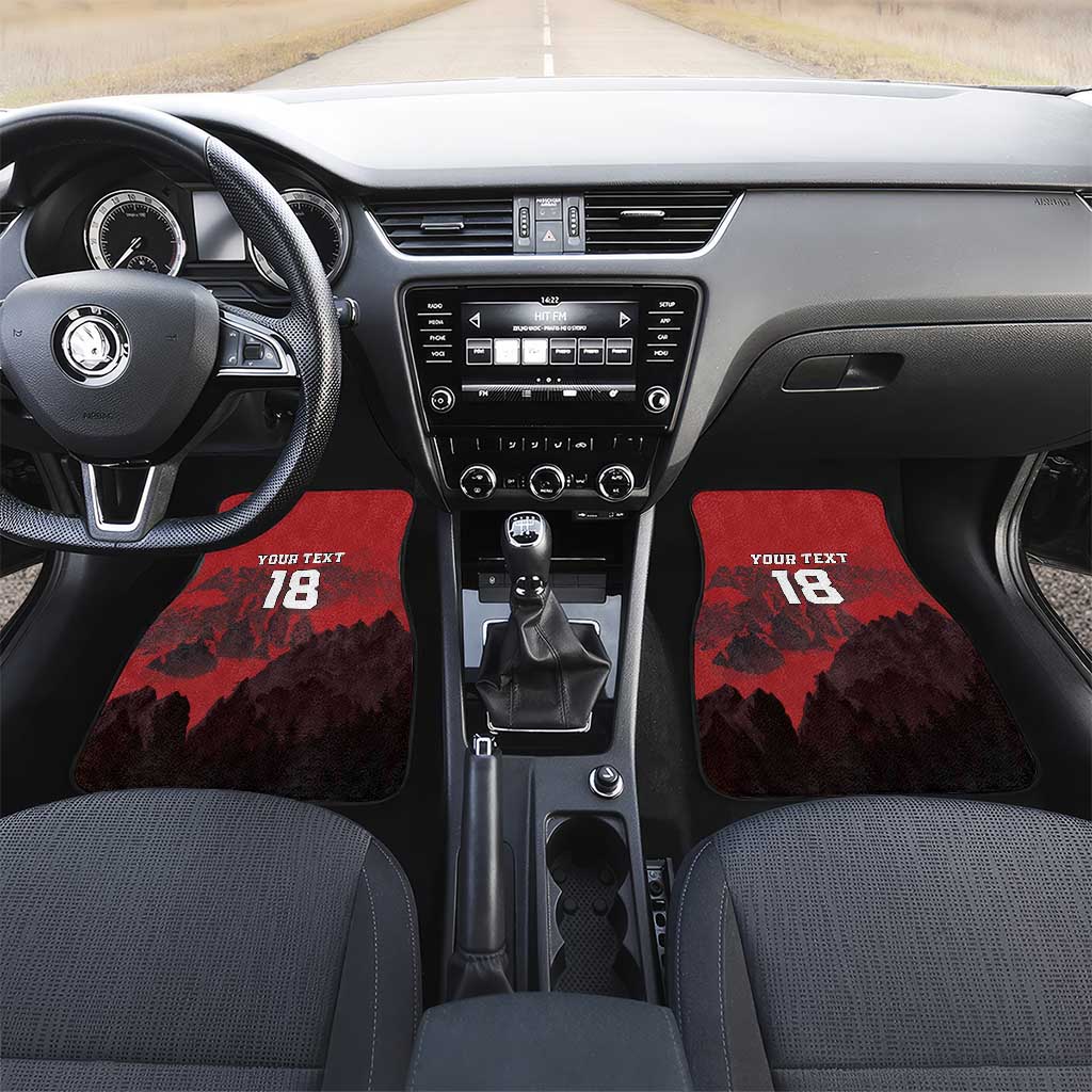 Custom Aosta Valley Car Mats Mont Blanc Sporty Style - Wonder Print Shop