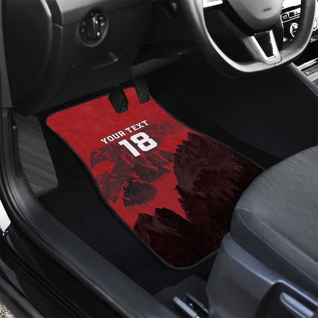 Custom Aosta Valley Car Mats Mont Blanc Sporty Style - Wonder Print Shop