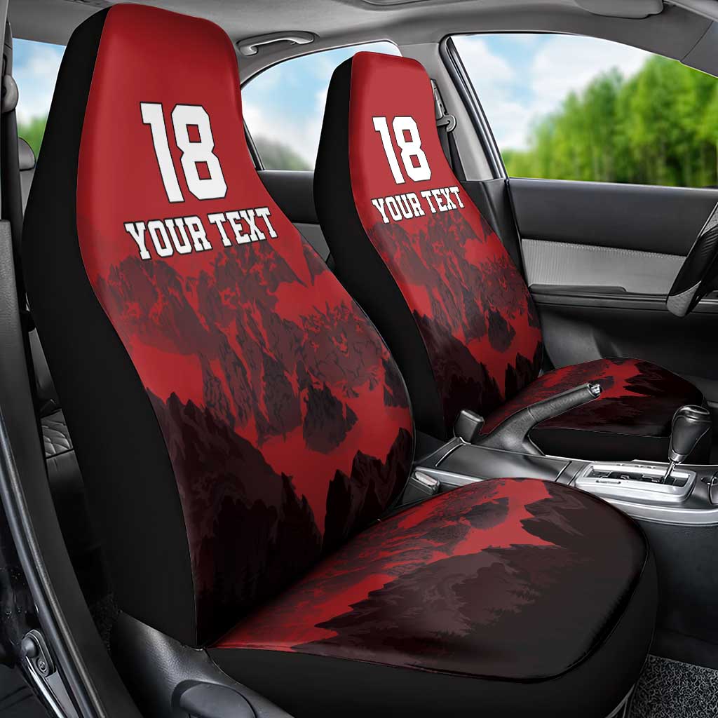 Custom Aosta Valley Car Seat Cover Mont Blanc Sporty Style - Wonder Print Shop