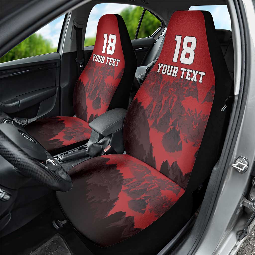 Custom Aosta Valley Car Seat Cover Mont Blanc Sporty Style - Wonder Print Shop
