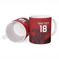 Custom Aosta Valley Ceramic Mug Mont Blanc Sporty Style - Wonder Print Shop