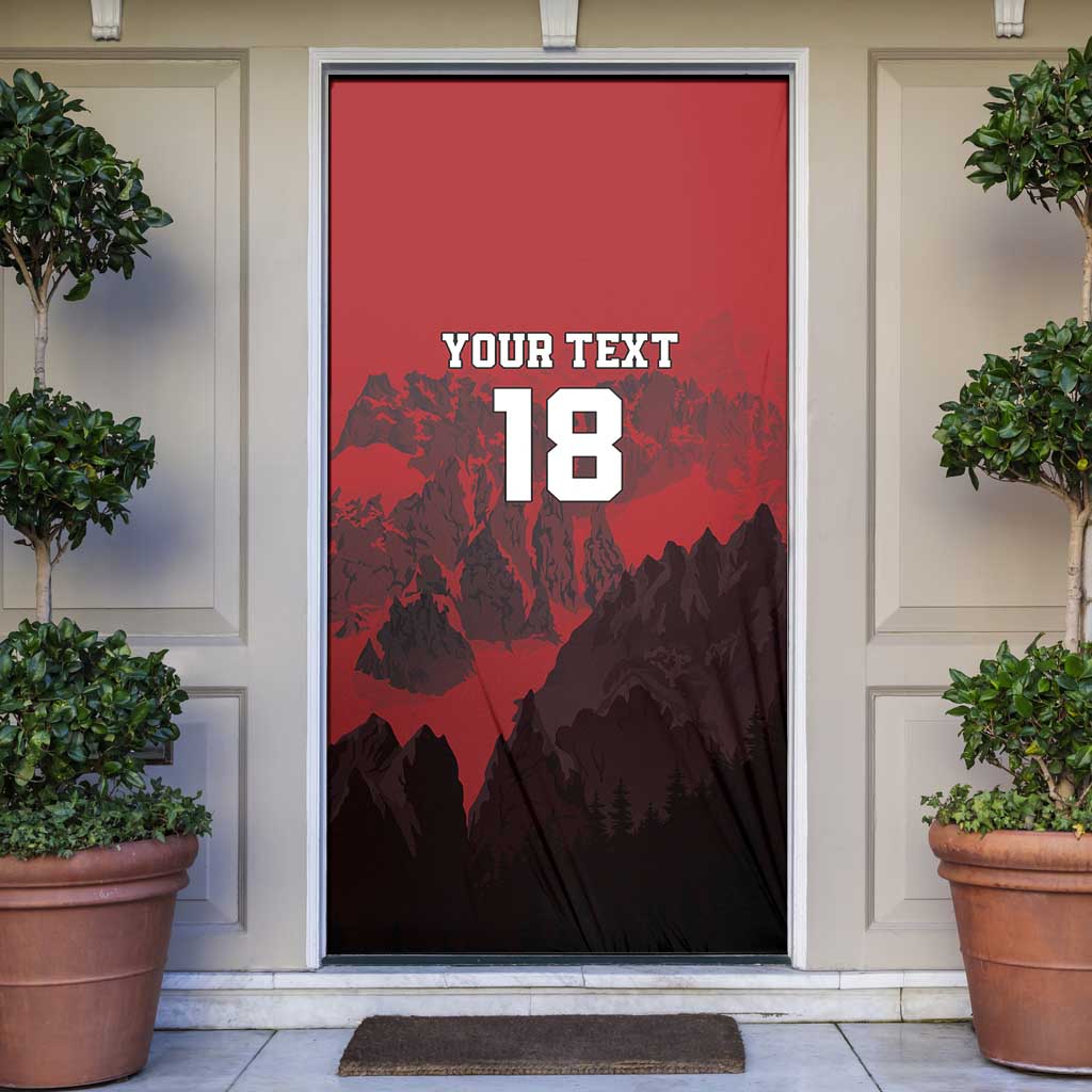 Custom Aosta Valley Door Cover Mont Blanc Sporty Style - Wonder Print Shop