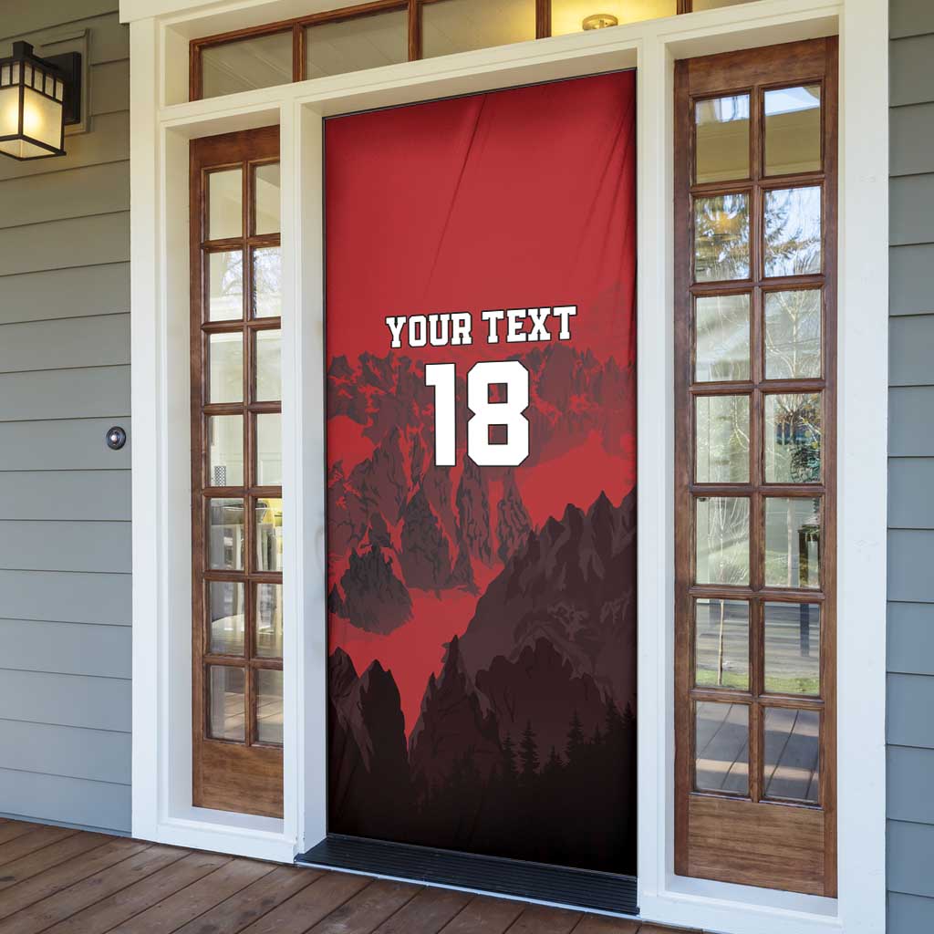 Custom Aosta Valley Door Cover Mont Blanc Sporty Style - Wonder Print Shop