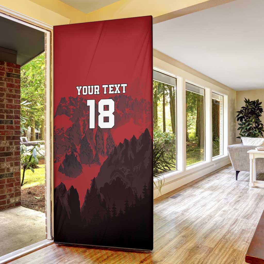 Custom Aosta Valley Door Cover Mont Blanc Sporty Style - Wonder Print Shop