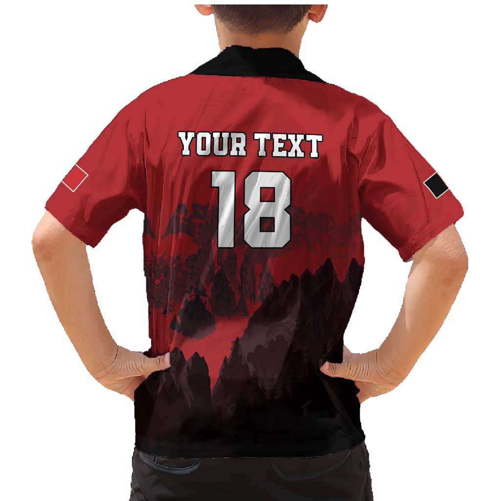 Custom Aosta Valley Family Matching Mermaid Dress and Hawaiian Shirt Mont Blanc Sporty Style - Wonder Print Shop