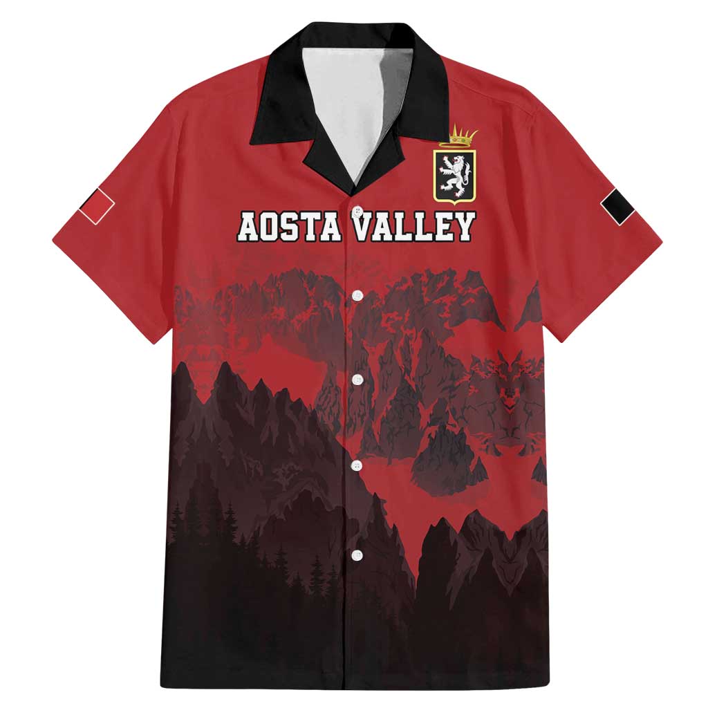 Custom Aosta Valley Family Matching Mermaid Dress and Hawaiian Shirt Mont Blanc Sporty Style - Wonder Print Shop