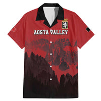 Custom Aosta Valley Family Matching Mermaid Dress and Hawaiian Shirt Mont Blanc Sporty Style - Wonder Print Shop