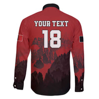 Custom Aosta Valley Family Matching Off The Shoulder Long Sleeve Dress and Hawaiian Shirt Mont Blanc Sporty Style - Wonder Print Shop