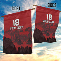 Custom Aosta Valley Garden Flag Mont Blanc Sporty Style - Wonder Print Shop