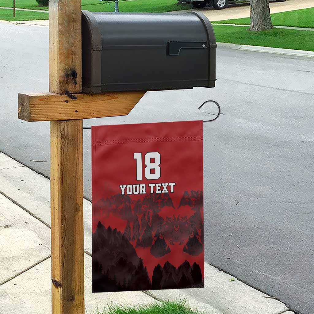 Custom Aosta Valley Garden Flag Mont Blanc Sporty Style - Wonder Print Shop