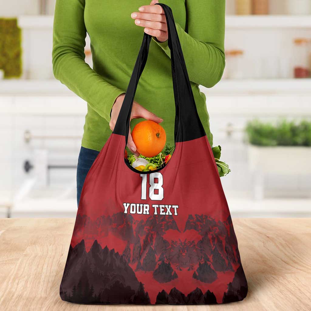 Custom Aosta Valley Grocery Bag Mont Blanc Sporty Style - Wonder Print Shop