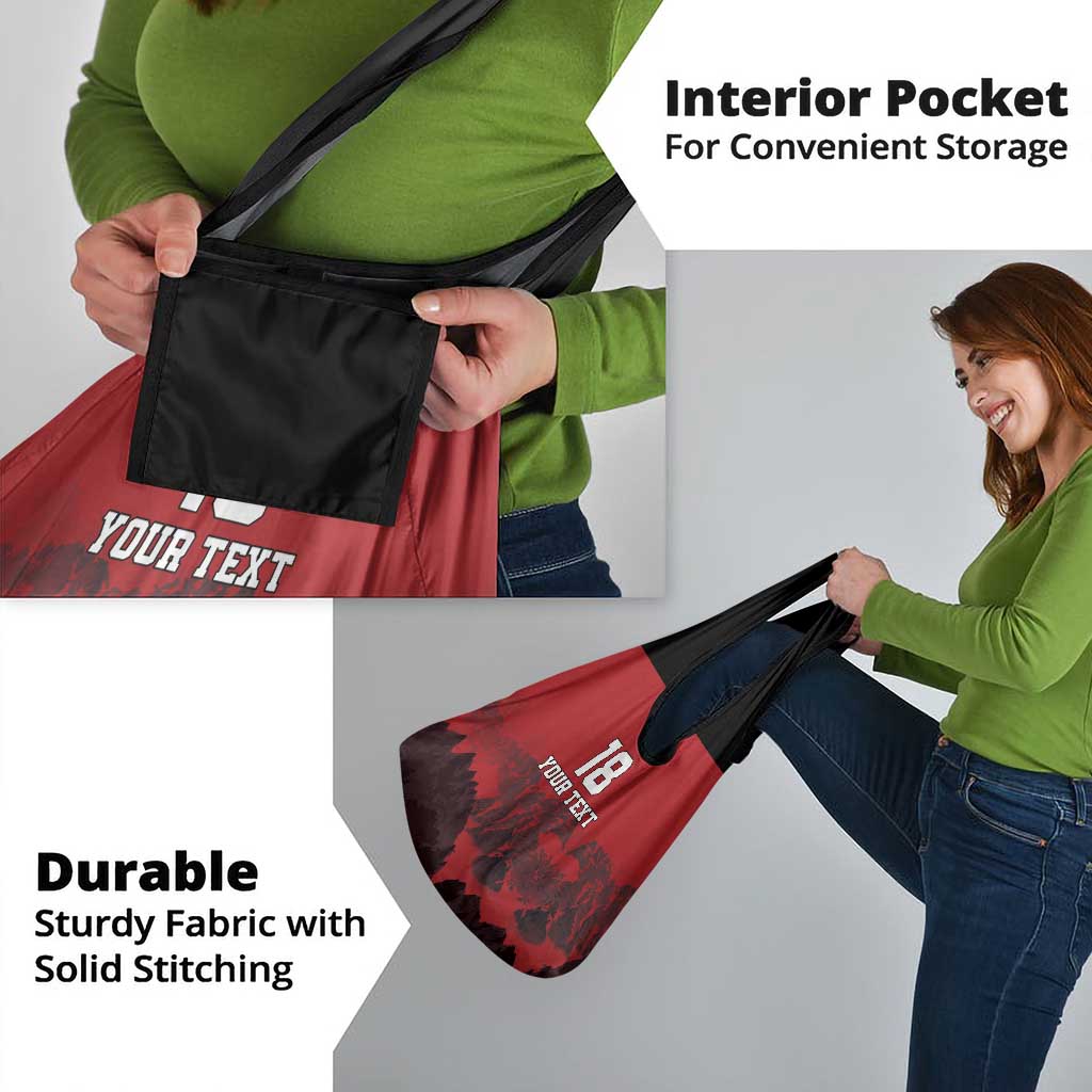 Custom Aosta Valley Grocery Bag Mont Blanc Sporty Style - Wonder Print Shop