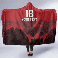 Custom Aosta Valley Hooded Blanket Mont Blanc Sporty Style - Wonder Print Shop