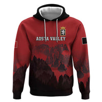 Custom Aosta Valley Hoodie Mont Blanc Sporty Style - Wonder Print Shop