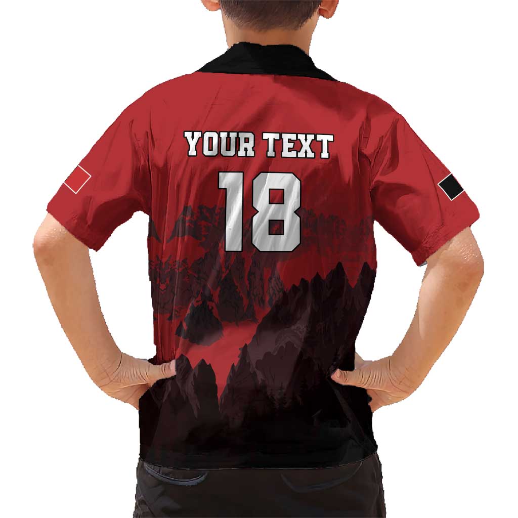 Custom Aosta Valley Kid Hawaiian Shirt Mont Blanc Sporty Style - Wonder Print Shop