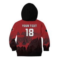 Custom Aosta Valley Kid Hoodie Mont Blanc Sporty Style - Wonder Print Shop