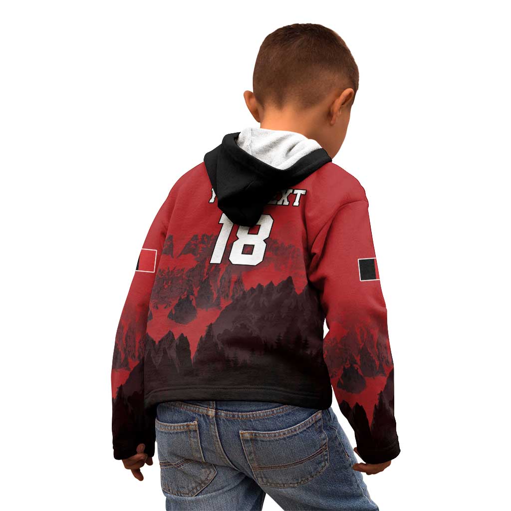 Custom Aosta Valley Kid Hoodie Mont Blanc Sporty Style - Wonder Print Shop