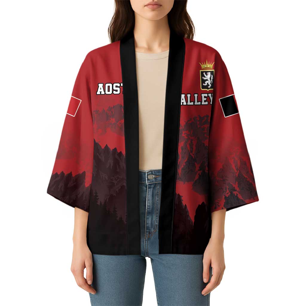 Custom Aosta Valley Kimono Mont Blanc Sporty Style - Wonder Print Shop