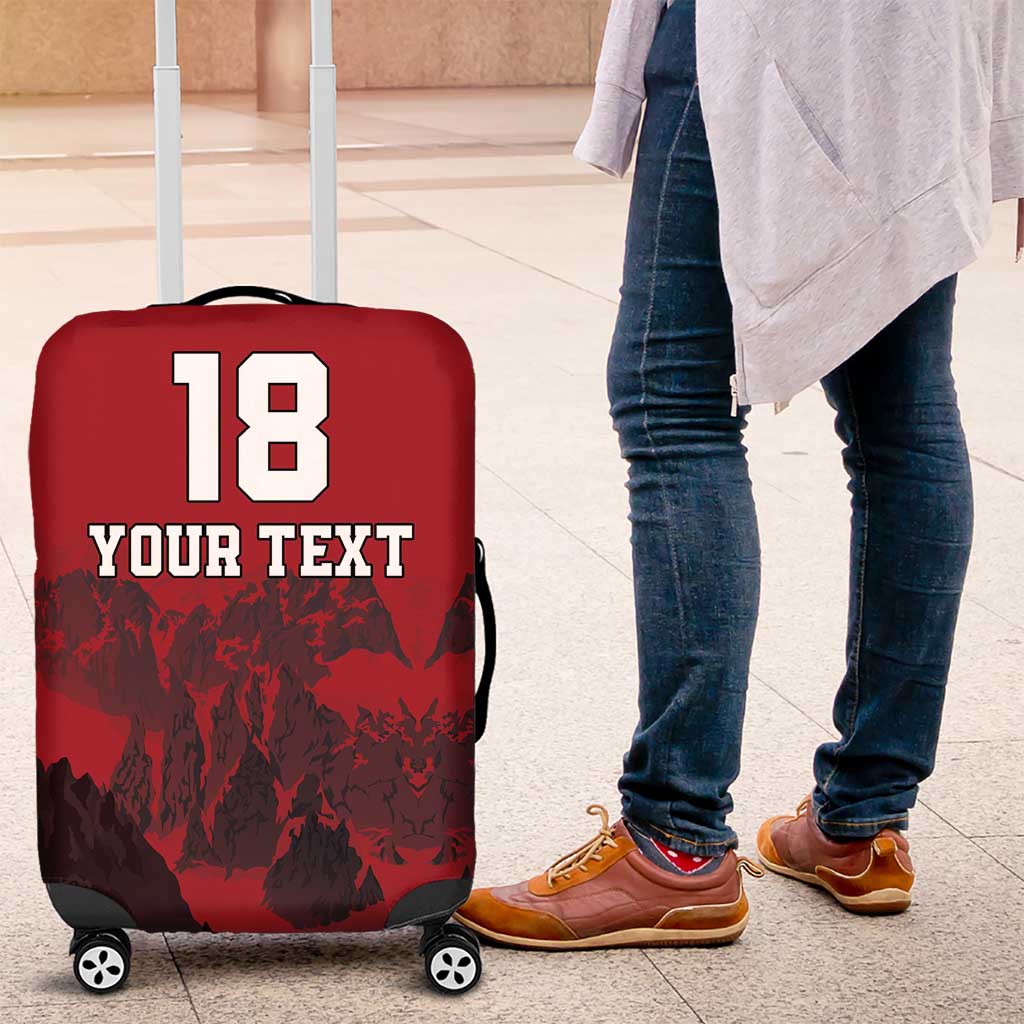 Custom Aosta Valley Luggage Cover Mont Blanc Sporty Style - Wonder Print Shop