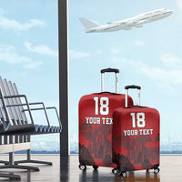 Custom Aosta Valley Luggage Cover Mont Blanc Sporty Style - Wonder Print Shop