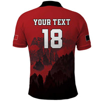 Custom Aosta Valley Polo Shirt Mont Blanc Sporty Style - Wonder Print Shop