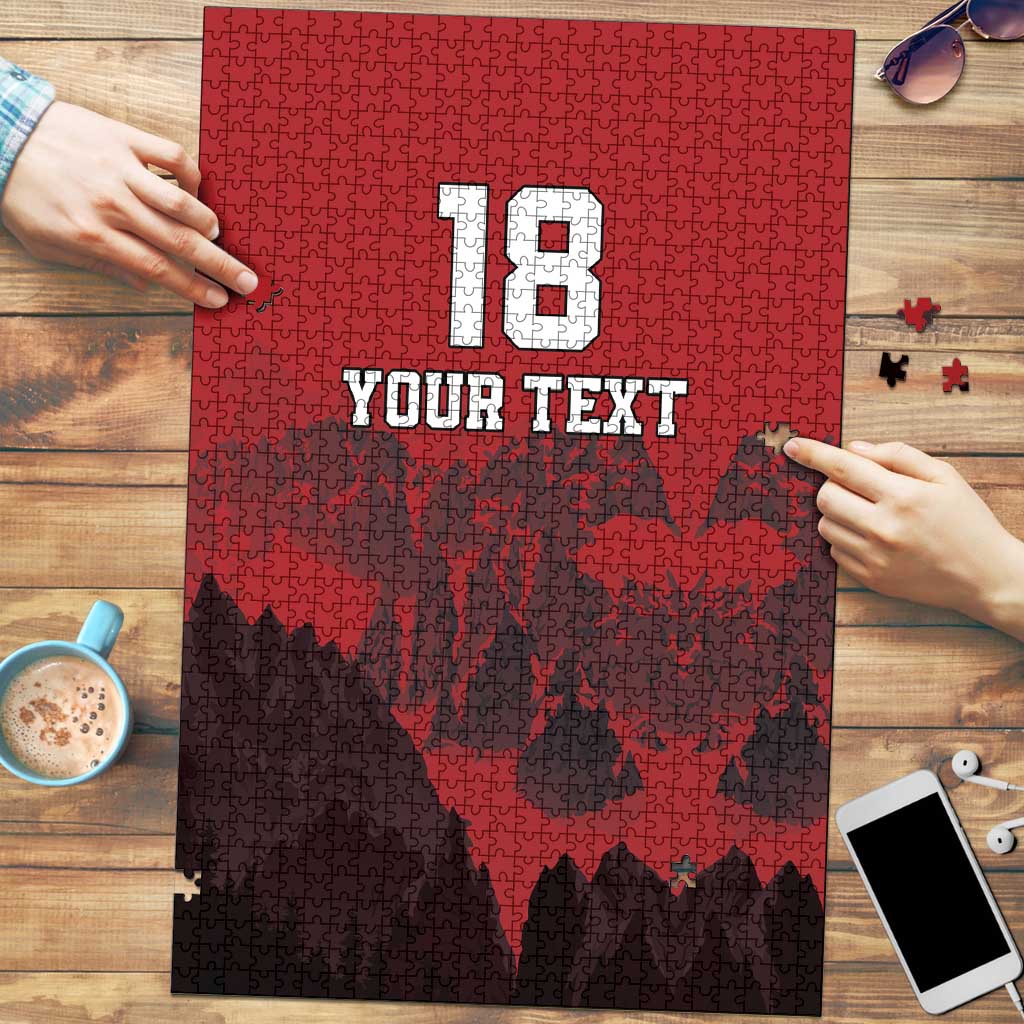 Custom Aosta Valley Puzzle Mont Blanc Sporty Style - Wonder Print Shop