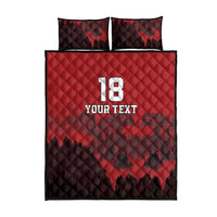 Custom Aosta Valley Quilt Bed Set Mont Blanc Sporty Style - Wonder Print Shop